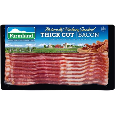 Farmland Naturally Hickory Smoked Thick Cut Bacon | Hy-Vee Aisles Online Grocery Shopping