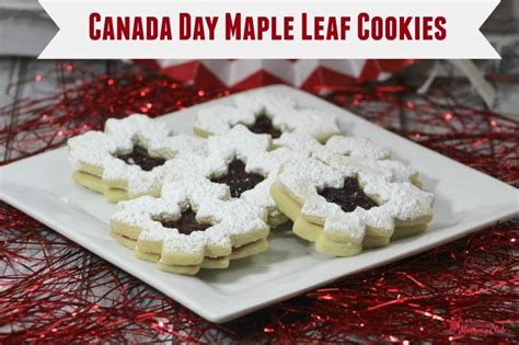 Canada Day Maple Leaf Cookies Recipe - Ottawa Mommy Club : Ottawa Mommy Club