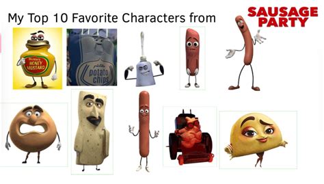 My Top 10 Favorite Characters Sausage Party by banielsdrawings on DeviantArt