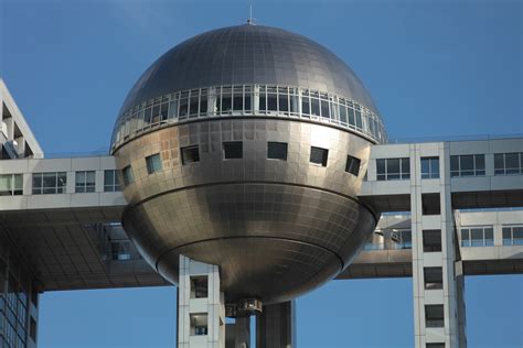 FUJI TV HEADQUARTERS IN ODAIBA TOKYO