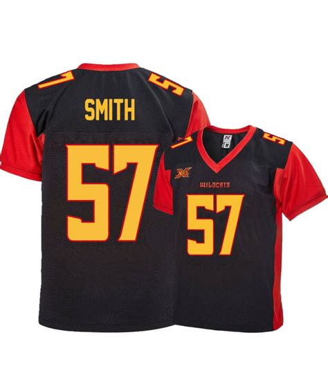 Men's Los Angeles Wildcats Will Smith Replica Black Jersey