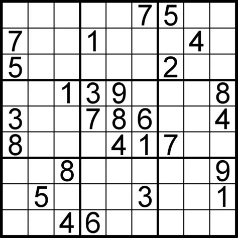 Free Printable Sudoku Puzzles - Sudoku Printable