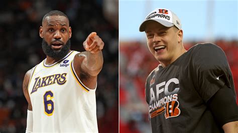 LeBron James congratulates Joe Burrow on Super Bowl bid, calls him 'generational talent ...