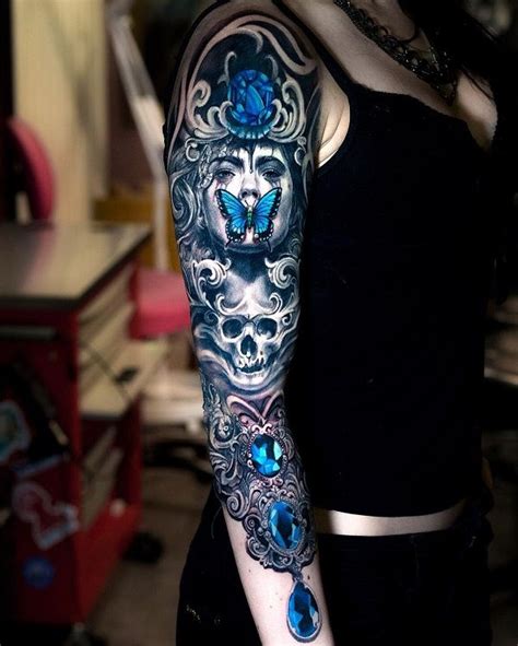 60 Cool Sleeve Tattoo Designs for Women