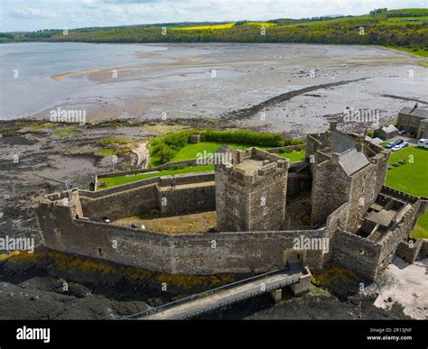 Aerial view of Blackness Castle in West Lothian, Scotland, UK Stock ...