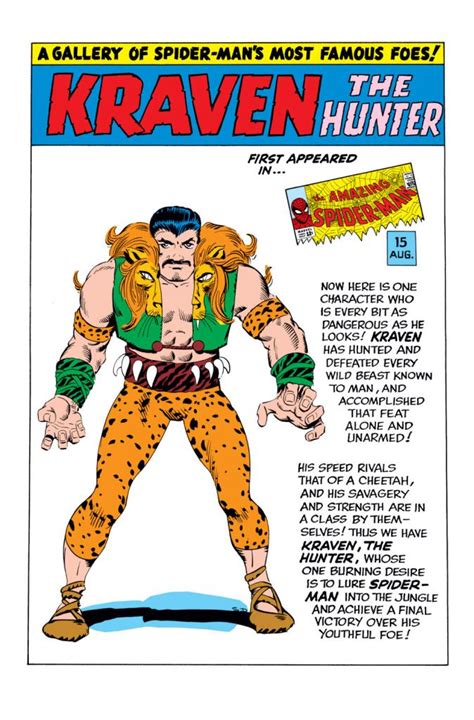 Kraven the Hunter - Comic Art Community GALLERY OF COMIC ART