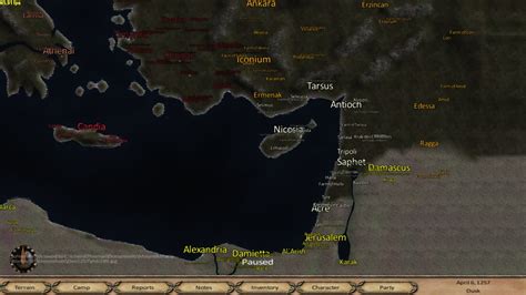 Campaign map image - Anno Domini 1257 mod for Mount & Blade: Warband ...