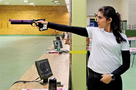 Indian Air Pistol Shooter Esha Singh Qualifies for Paris Olympics 2024 - RobinAge