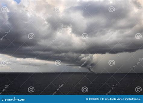 Tornado at Sea stock image. Image of violent, weather - 14829823