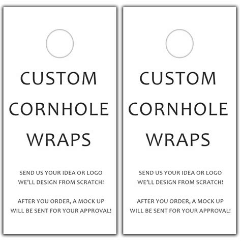 Custom Cornhole Wraps / Easy to Apply / Custom Cornhole Board - Etsy