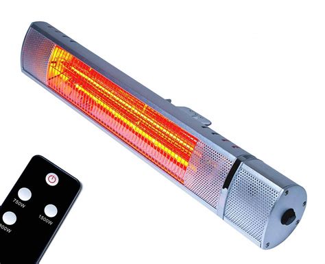 MYLEK® 2kW Electric Weatherproof Wall Mounted Patio Heater - PatioMate