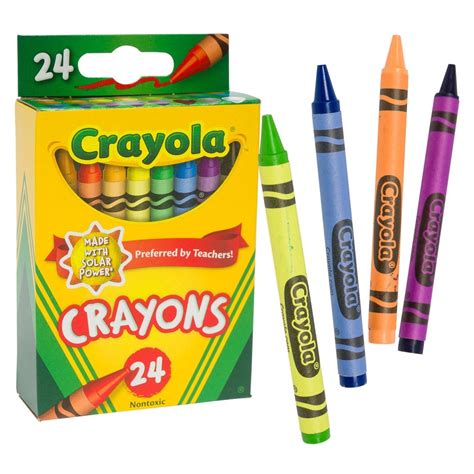 MnKC Crayola Crayons 8 Colors 16 Colors 24 10 Large Colors Coloring ...