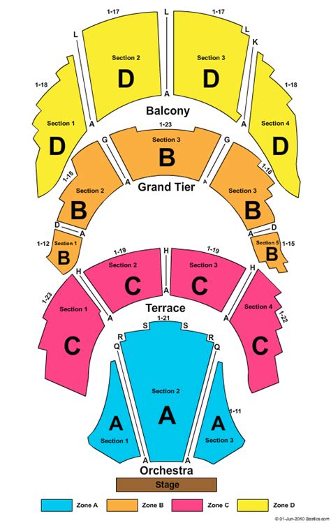 Merrill Auditorium Seating Chart