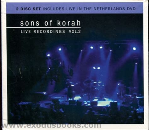 Sons of Korah - Live Recordings Vol. 2 - Exodus Books