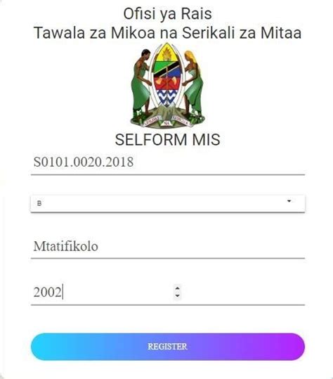 Selform Tamisemi 2023 | selform.tamisemi.go.tz 2023