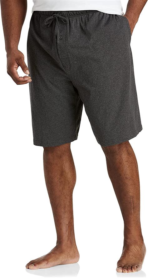 Big and Tall Essentials by DXL Men's Knit PJ Shorts, Charcoal, 3XL Shorts - Walmart.com