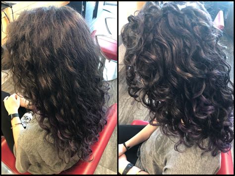 Before and after my first Deva Cut! : curlyhair