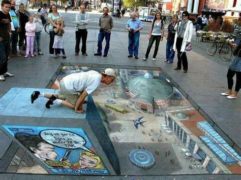 4D Art | Pavement art, Street painting, 3d street art