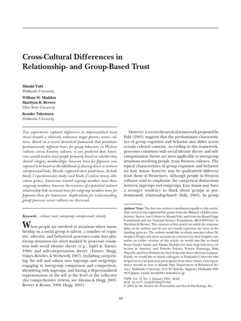 Cross Cultural Differences-22 | PDF | Psychological Concepts | Cognition