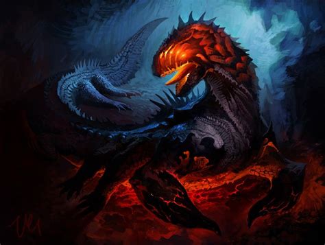 Wyrm by WhiteGrifon | Fantasy monster, Monster concept art, Alien ...