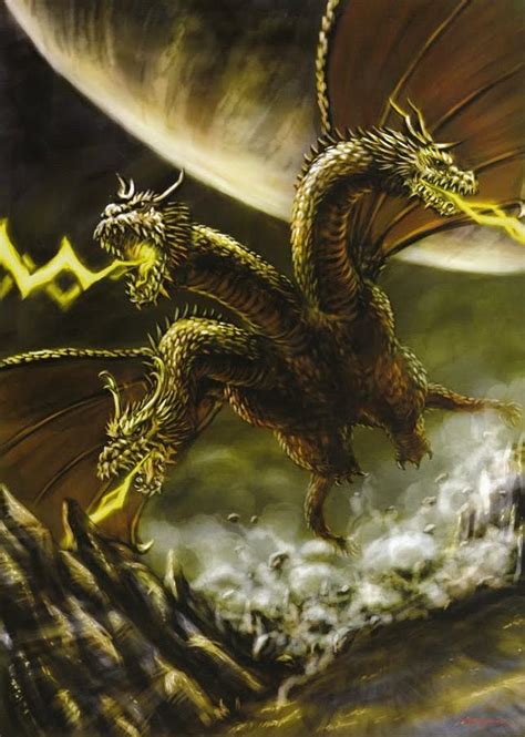 Kaijusaurus - monsterman: King Ghidorah