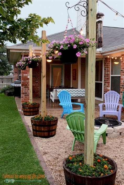 Easy diy rustic home decor ideas on a budget (45) | Diy patio, Backyard projects, Backyard diy ...