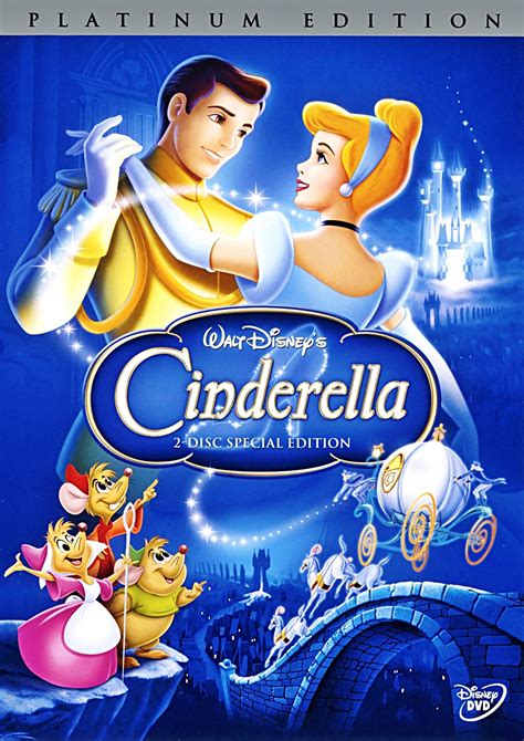 Cinderella - Two-Disc Platinum Edition Disney DVD Cover - Walt Disney Characters Photo (19286106 ...