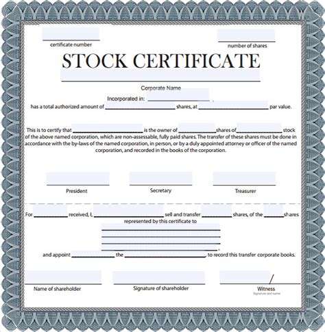 Tesla Stock Certificate Printable - How To Request Stock Certificate At Col Financial For Visa ...