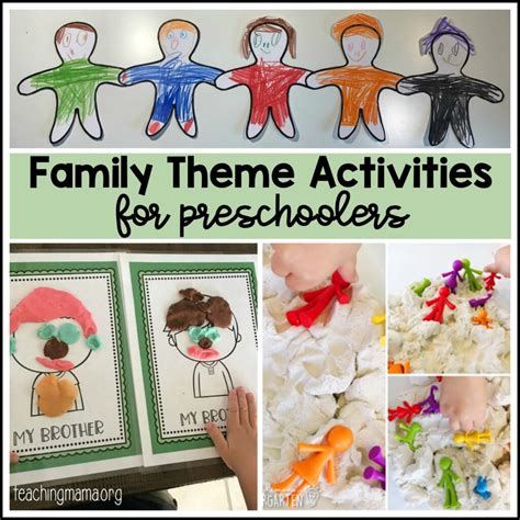 Families Theme Prekinders Preschool Activities - buickcafe.com