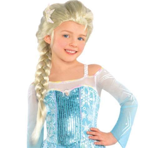 Elsa Hair Wig For Girls | Costume Party World