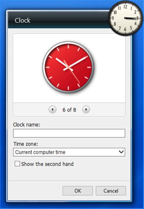 How to get an analog clock on windows 10 desktop - honholistic