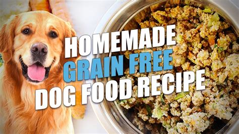 Homemade Grain Free Dog Food Recipe (Healthy and Cheap) - YouTube