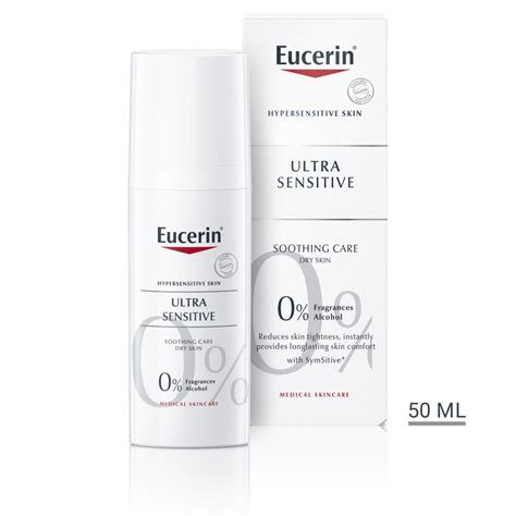 Eucerin UltraSENSITIVE Soothing Care Dry skin instantly calms and soothes hypersensitive skin ...