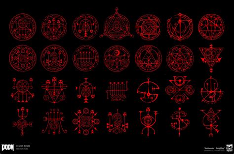 DOOM - Demonic Runes & Writings