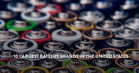 10 Largest Battery Brands In The United States - Zippia