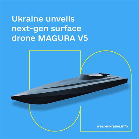 Ukraine unveils next-gen surface drone MAGURA V5 - We Are Ukraine