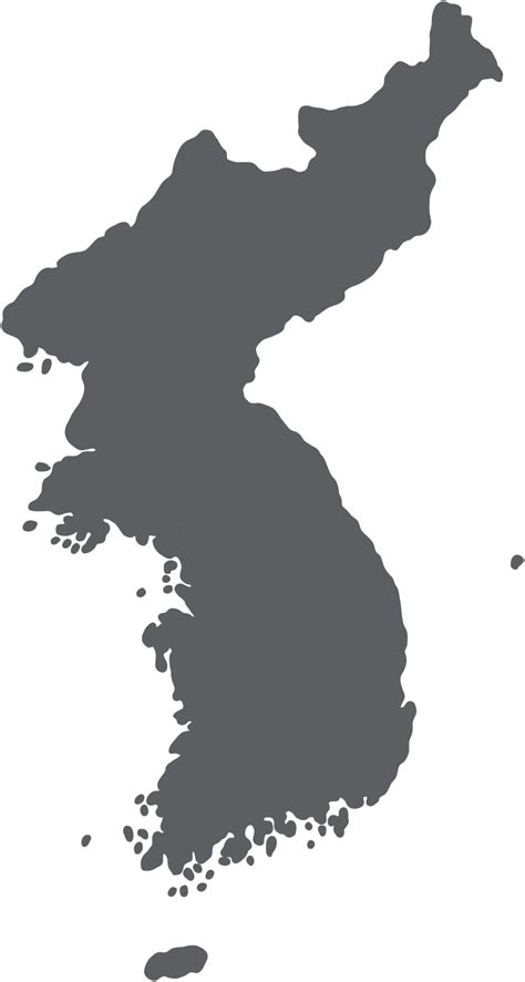 Doodle Freehand Drawing Of Korea Map Png | The Best Porn Website