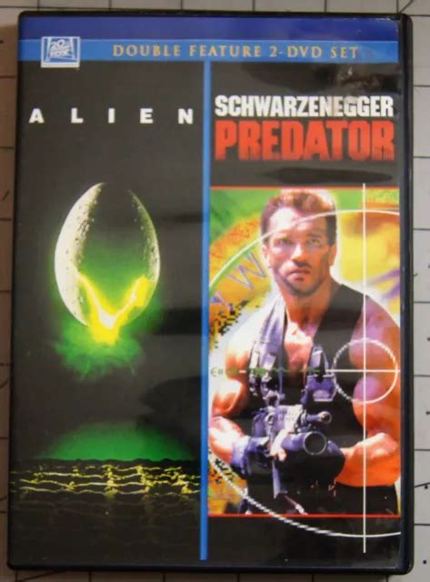 ALIEN & PREDATOR Schwarzenegger DVD 20th Century Fox 2-Disc Set Double Feature $9.99 - PicClick