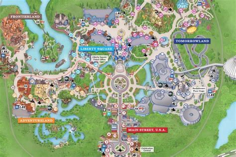 Disney Maps and Maps of Disney Theme Parks, Resort Maps | Disney world map, Disney map, Disney ...