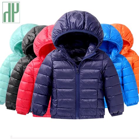 HH Light children's winter jackets Kids Duck Down Coat Baby jacket for girls parka Outerwear ...