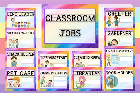 Classroom Jobs Chart