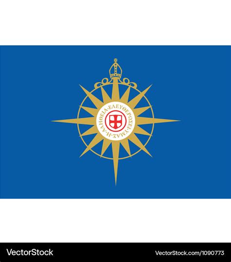 Flag of the anglican communion Royalty Free Vector Image