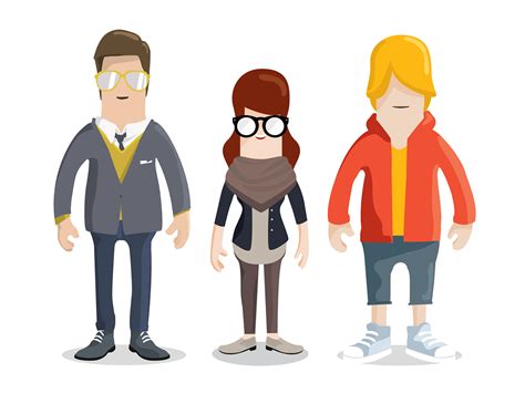 Google character designs on Behance