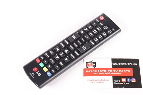 LG AKB73715608 TV REMOTE, Patch1Stripe.com