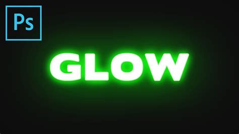 Glow Text Effect In Adobe Photoshop Cc 2020 Youtube Images