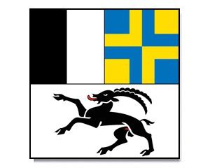 Flagge Graubünden 150 x 150 | Flaggen Schweiz 150 x 150 cm | Flaggen Schweiz | Promex Shop ...