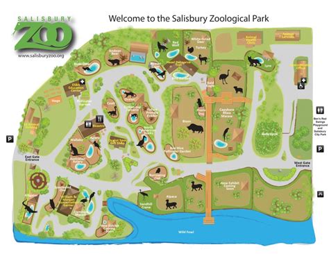 Map | Salisbury Maryland Zoo FREE Admission Park