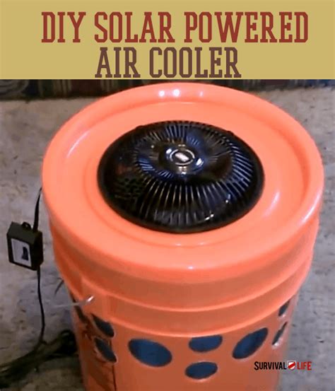 How to Make a Solar-powered Air Cooler | Survival Life