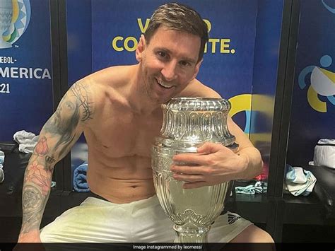 Lionel Messi's Picture With Copa America Trophy Becomes Most-Liked ...