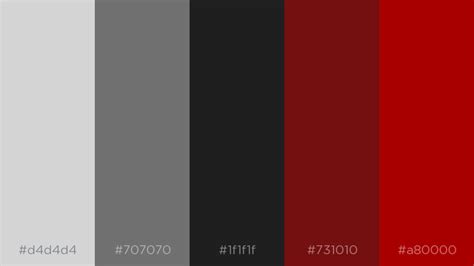 Black And Red Color Palette Red Colour Palette Black - vrogue.co